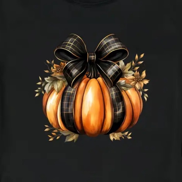🎃🍂 Stylish Pumpkin Comfort Fit Short Sleeve Tee - Picture 2 of 9